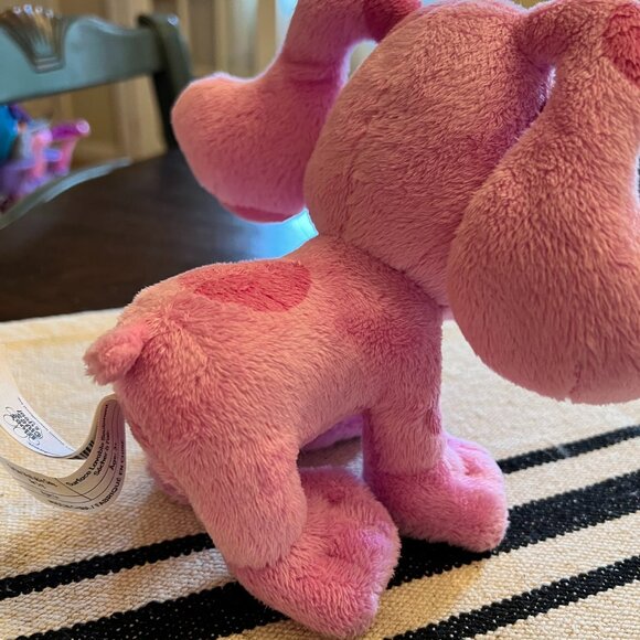 Magenta Plush with Glasses Blues Clues & You 6" Pink Stuffed Animal Beanbag Toy - Picture 2 of 4